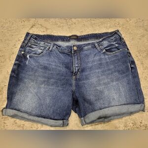 SILVER jeans Roll Up Women's Denim Shorts